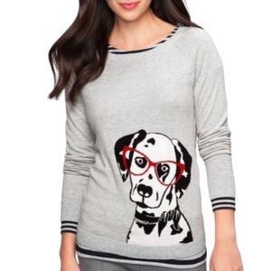 Talbots Dalmatian sweater